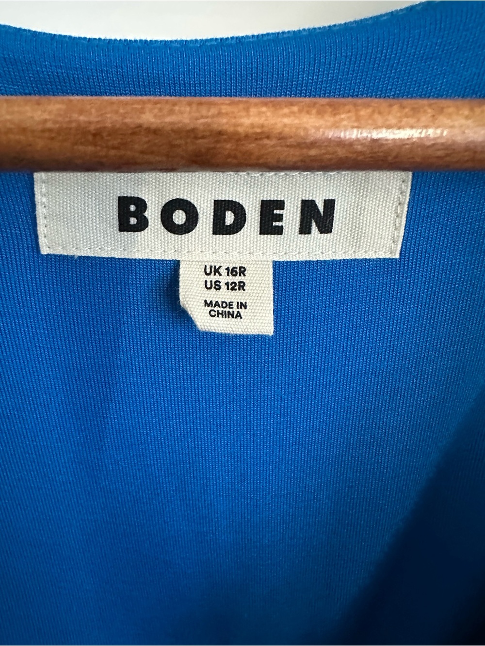 Boden Ophelia Faux Wrap Maxi Dress Multicolor Jersey Raindrop Tie Waist Sz 12R - Picture 7 of 12
